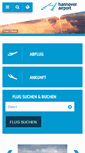 Mobile Screenshot of hannover-airport.de